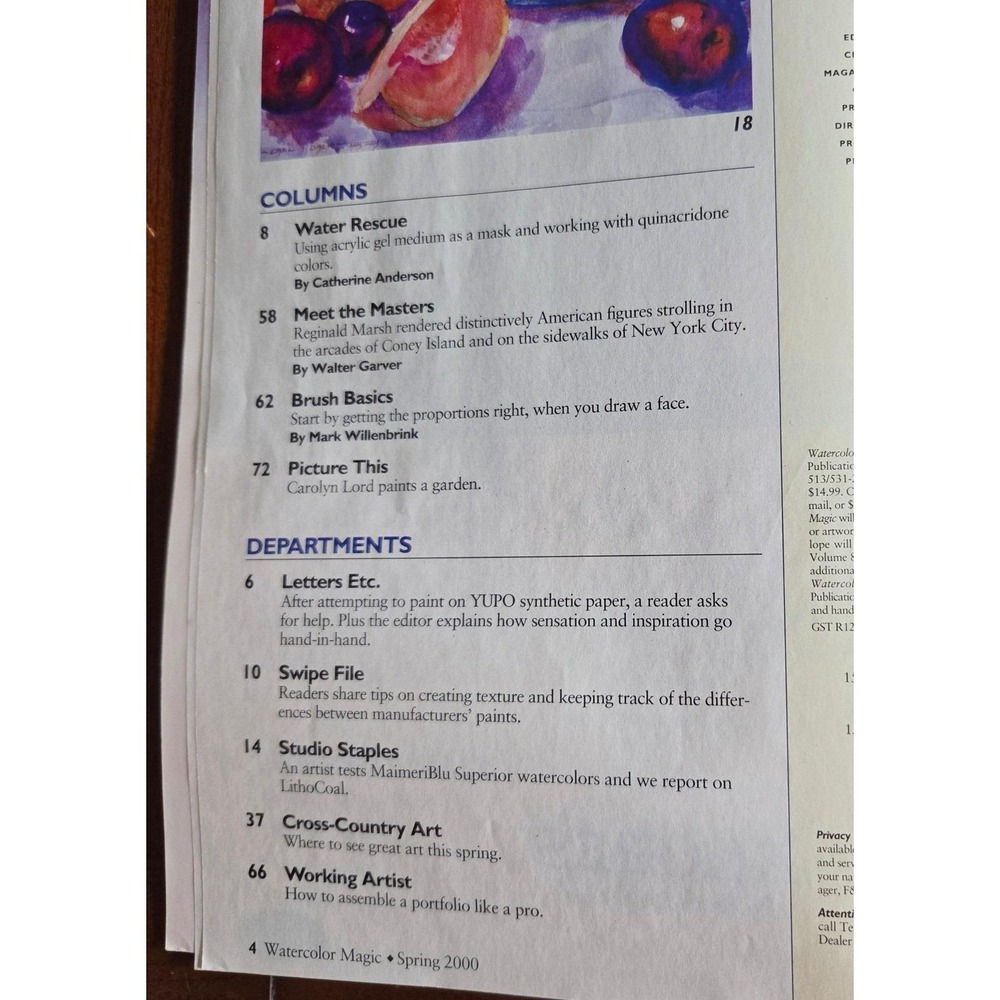 6 Watercolor Magic Magazines 1998-2004 Art Instruction Painting Techniques Lot - Picture 5 of 13